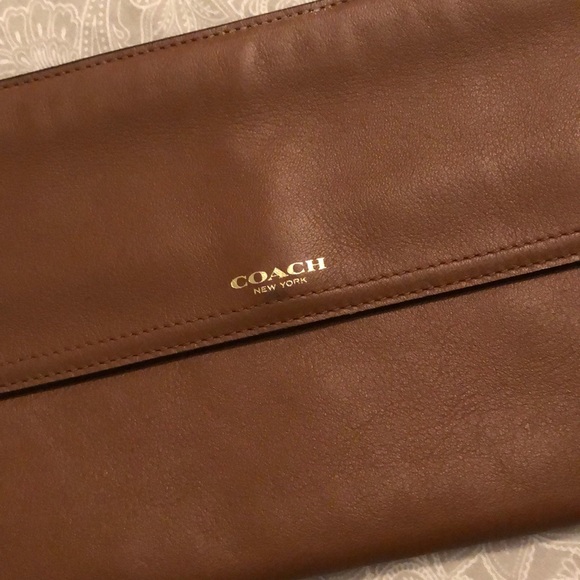 Coach Tan Clutch - Picture 2 of 5